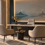 Conceptual clinic consultation room; not Roots Clinic