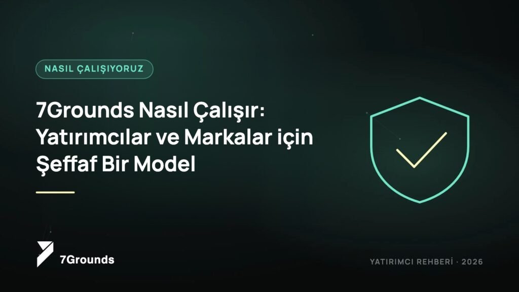 7Grounds Nasıl Çalışır: Yatırımcılar ve Markalar için Şeffaf Bir Model