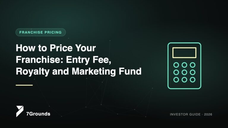 How to Price Your Franchise: Entry Fee, Royalty and Marketing Fund