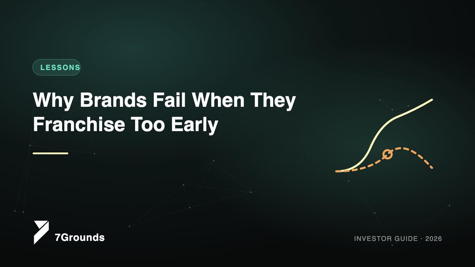 Why Brands Fail When They Franchise Too Early