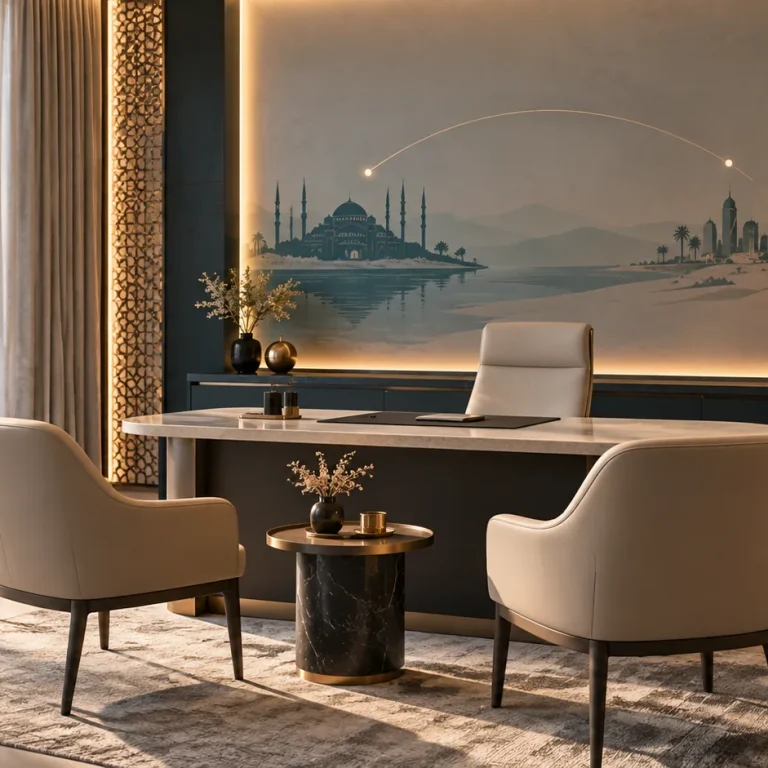 Conceptual clinic consultation room; not Roots Clinic